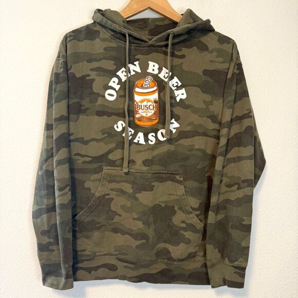 Busch Brew City Camo Open Beer Season Size Medium - Picture 1 of 6